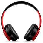 Wireless Headset Bluetooth Earphones and Headphone Foldable Adjustment Bluetooth Wired Headphones TF Card MP3 FM Radios For Online Class Business Trip Travel Video Conference Stevvex