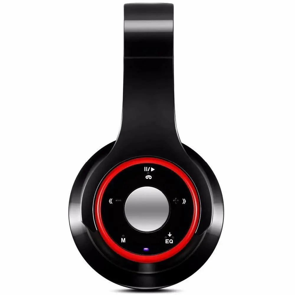 Wireless Headset Bluetooth Earphones and Headphone Foldable Adjustment Bluetooth Wired Headphones TF Card MP3 FM Radios For Online Class Business Trip Travel Video Conference Stevvex