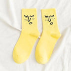 Trendy Women Candy Colors Casual Funny Socks Girl Socks Unisex Women Socks Stylish Socks Funny socks Cute Cool Colorful Cotton socks for Women and Men Cozy Gifts Stevvex