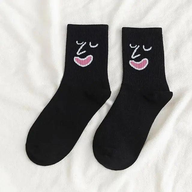 Trendy Women Candy Colors Casual Funny Socks Girl Socks Unisex Women Socks Stylish Socks Funny socks Cute Cool Colorful Cotton socks for Women and Men Cozy Gifts Stevvex