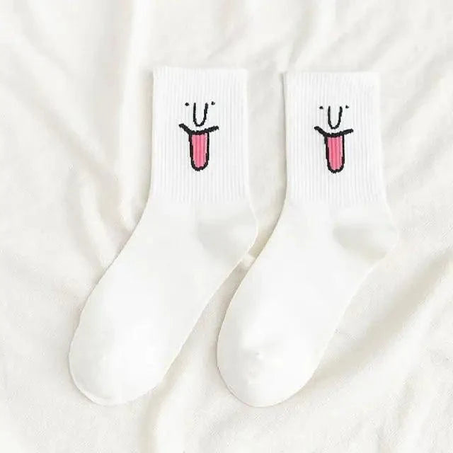 Trendy Women Candy Colors Casual Funny Socks Girl Socks Unisex Women Socks Stylish Socks Funny socks Cute Cool Colorful Cotton socks for Women and Men Cozy Gifts Stevvex