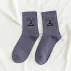 Trendy Women Candy Colors Casual Funny Socks Girl Socks Unisex Women Socks Stylish Socks Funny socks Cute Cool Colorful Cotton socks for Women and Men Cozy Gifts Stevvex