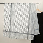 Trendy Women's Chiffon Keffiyeh Scarf with Print – Perfect for Summer, Travel & Islamic Modest Fashion(MH110)