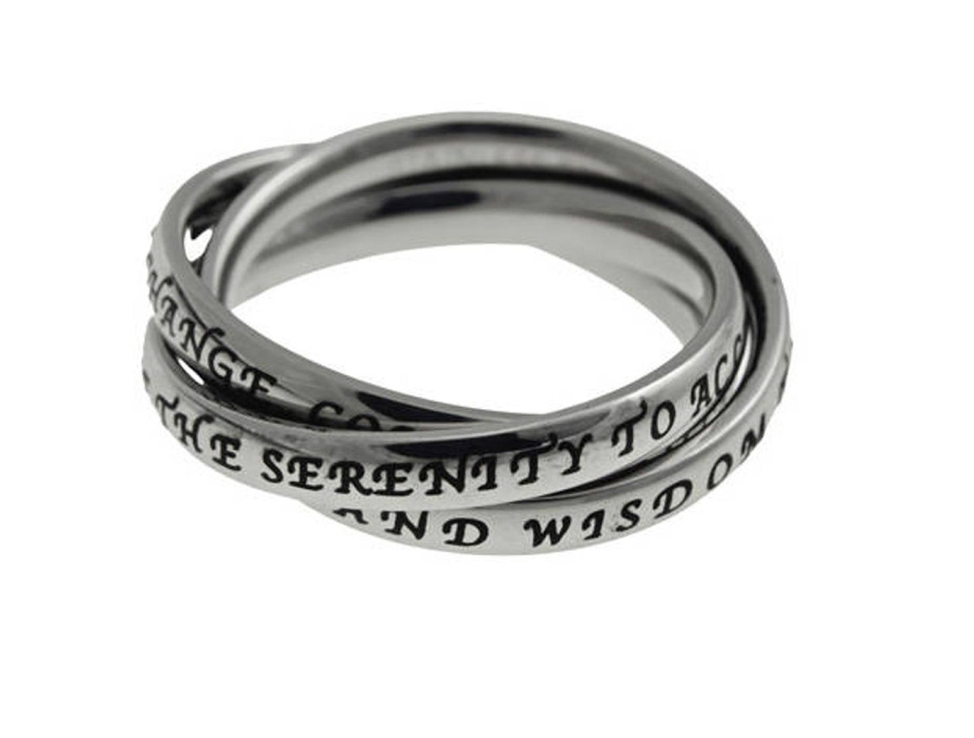 Triple Band Ring - Serenity Prayer KingdomWear