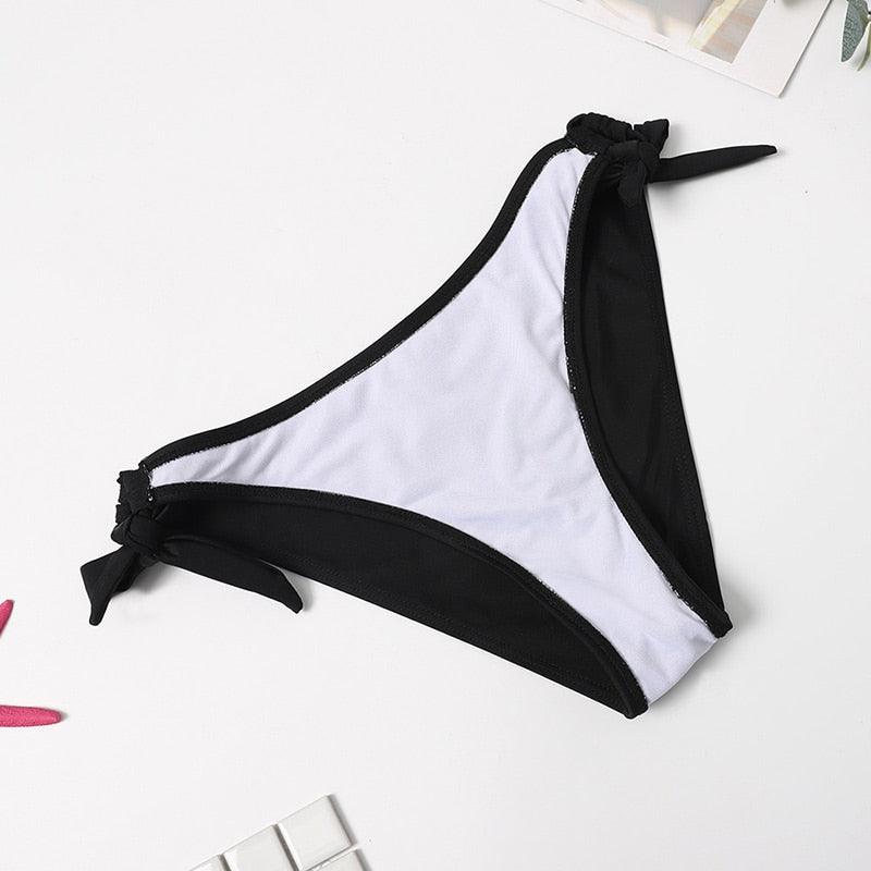 Tropical Bikini  Bottom Padded Ruffled Top Push Up Bikini Swimsuit For Women Underwire Bikini Top Ruffle Padded Two Piece Bathing Suits Teen Girls Two Piece Swimsuit Women Cross Back Bathing Suit Swimwear Stevvex