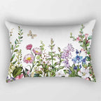 Tropical Plants Flowers Beauty Pattern Pillow Covers Short Plush Tropical Palm Leaves Throw Pillow Cover Summer Exotic Jungle Plant Tropical Palm On The Geometric Cotton LinGEOen Decorative Rectangular Pillowcase Rectangle Small Pillow Cases