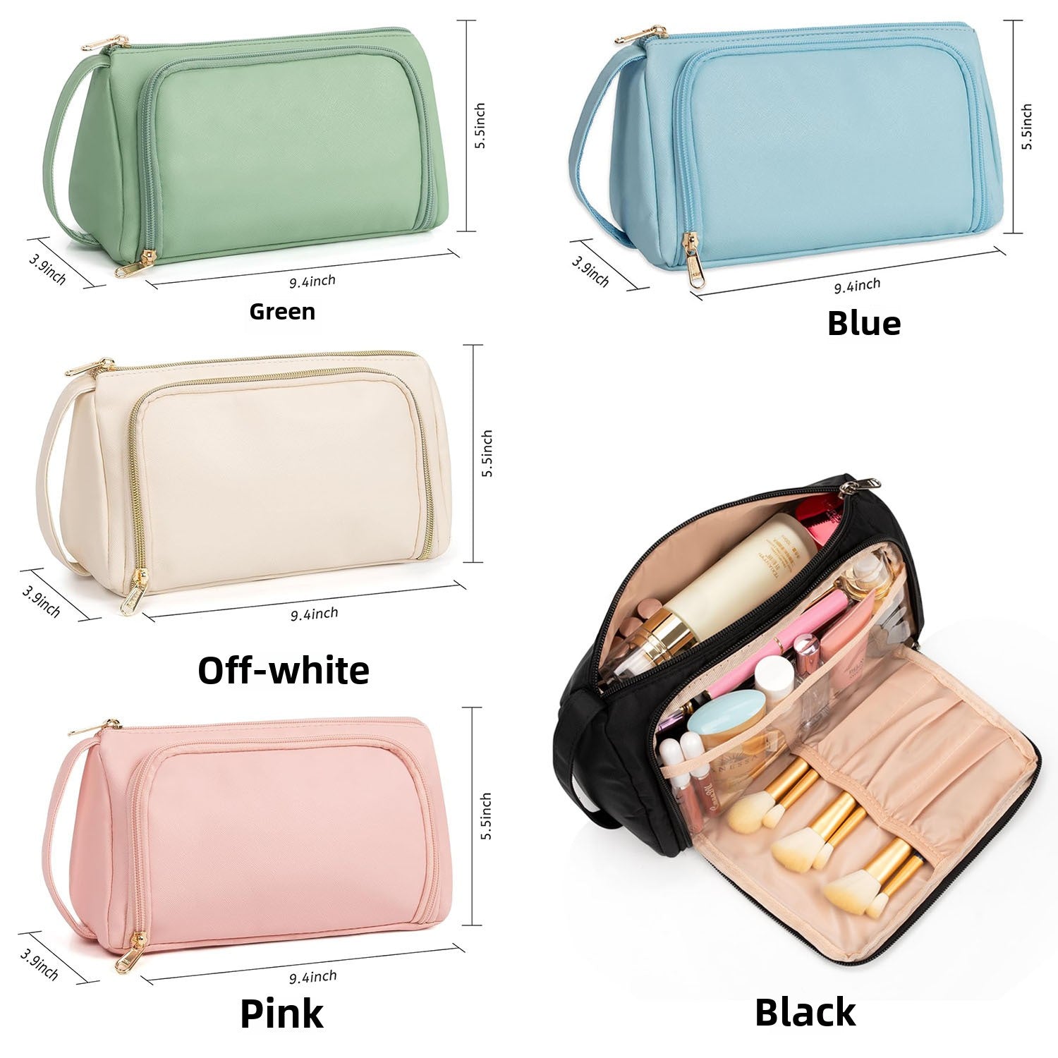 Travel makeup bag,Makeup bag organizers,Makeup bags small, cosmetic bags large capacity, convenient cosmetic case travel toilet bag, cosmetic storage bag - SJB-DIAMOND ELITES