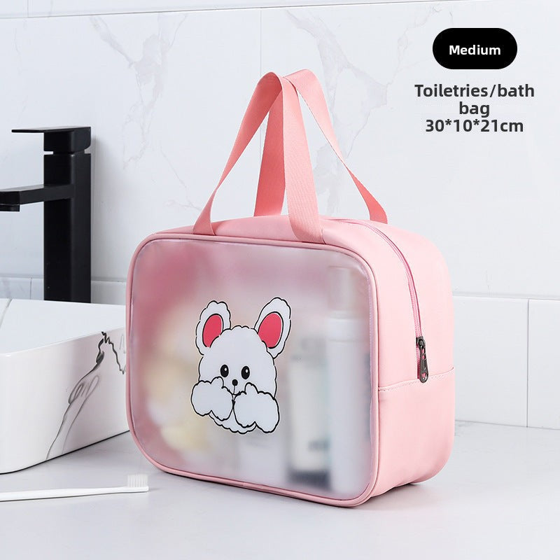 Cosmetics storage bag, wet and dry separation toilet bag, fitness transparent waterproof cosmetic bag, transparent makeup purse,Makeup bag with compartments, - SJB-DIAMOND ELITES