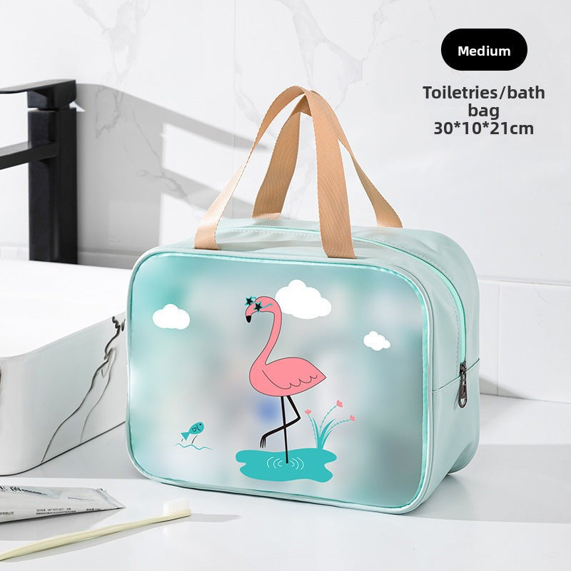 Cosmetics storage bag, wet and dry separation toilet bag, fitness transparent waterproof cosmetic bag, transparent makeup purse,Makeup bag with compartments, - SJB-DIAMOND ELITES