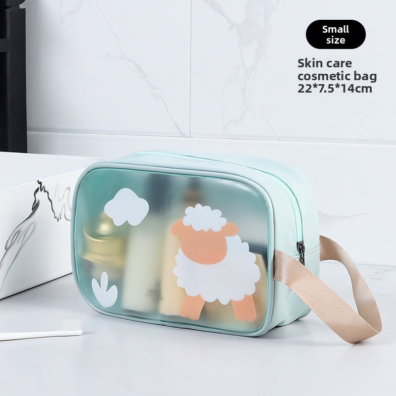 Cosmetics storage bag, wet and dry separation toilet bag, fitness transparent waterproof cosmetic bag, transparent makeup purse,Makeup bag with compartments, - SJB-DIAMOND ELITES