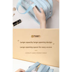 Premium Makeup Bag – Large-Capacity Cosmetic Bag for Women, Wet & Dry Separation Beach Bag, Travel-Friendly Swimsuit Wash Storage Bag