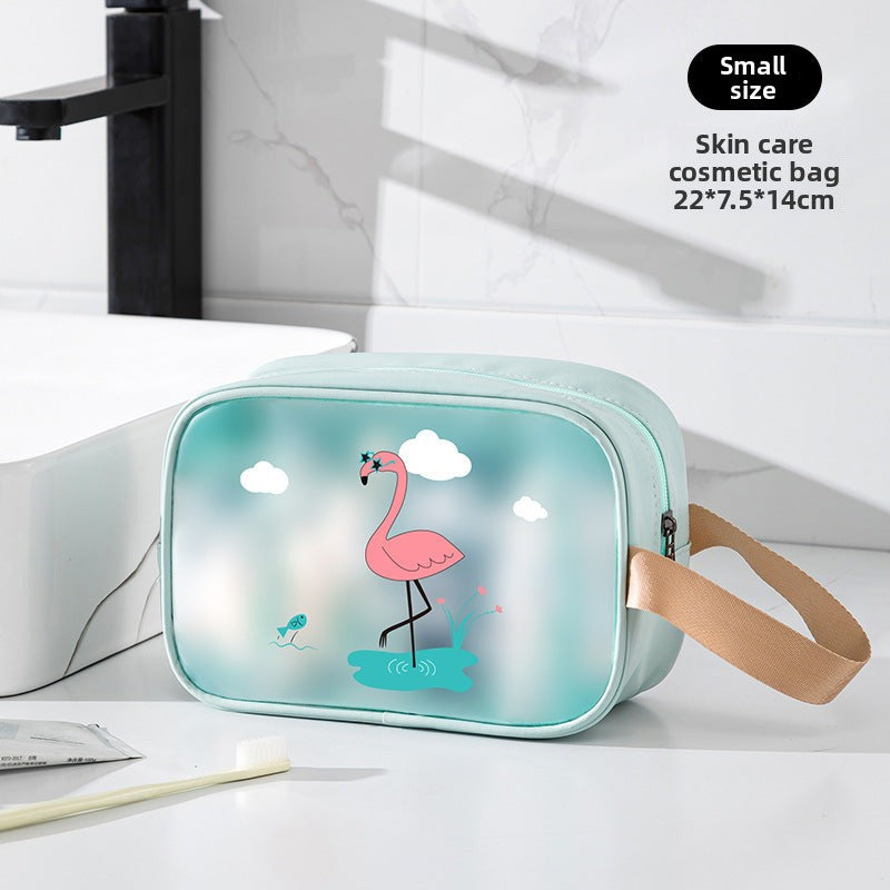 Cosmetics storage bag, wet and dry separation toilet bag, fitness transparent waterproof cosmetic bag, transparent makeup purse,Makeup bag with compartments, - SJB-DIAMOND ELITES