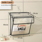 Bathroom transparent storage bag, put clothes toilet storage bag, transparent PVC large-capacity wall-mounted waterproof bathroom hanging bag - SJB-DIAMOND ELITES