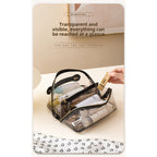 Waterproof PVC portable cosmetic bag, multi-functional large-capacity cosmetic bag, portable wash storage bag, travel makeup bag,Makeup bag organizers, - SJB-DIAMOND ELITES
