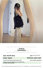 shoulder sports nylon bag waterproof multi-purpose drawstring shoulder bag storage large capacity yoga bag hobo - SJB-DIAMOND ELITES