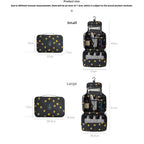 Toiletry Bag, Travel Wash Bag, Printed nylon Cosmetic Bag, Multifunctional Portable Large Capacity Storage Bag, Hangable Wash Bag - SJB-DIAMOND ELITES