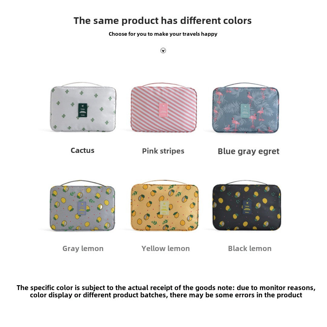 Toiletry Bag, Travel Wash Bag, Printed nylon Cosmetic Bag, Multifunctional Portable Large Capacity Storage Bag, Hangable Wash Bag - SJB-DIAMOND ELITES