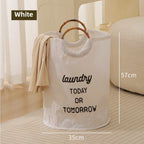 Tote clothes laundry basket household, large capacity pants clothing storage basket, polyester waterproof laundry basket - SJB-DIAMOND ELITES