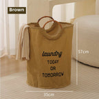 Tote clothes laundry basket household, large capacity pants clothing storage basket, polyester waterproof laundry basket - SJB-DIAMOND ELITES