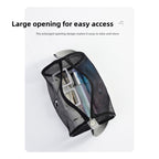 Big eye mesh cylinder bag, breathable leisure travel crossbody bag mesh, portable crossbody beach bag, swimming wash storage bag - SJB-DIAMOND ELITES