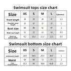 Printed Triangle Sexy Split Swimsuit Three Points Beach Bikini Female Neck-Tie Halter Bikini W Random Flower