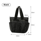 Mesh bath bag, mesh pocket tote swimming wash bag, men's bath towel bath bag, large storage bag - SJB-DIAMOND ELITES