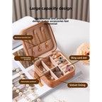 Retro Portable Travel Jewelry Storage Box, Jewelry Box, Compact Ring Storage Box, Jewelry Box, Sewing Box - SJB-DIAMOND ELITES