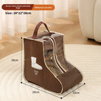shoe storage bag, multi-functional tote transparent shoe bag, dust-proof and moisture-proof shoe bag, long boots and short boots protective bag. - SJB-DIAMOND ELITES