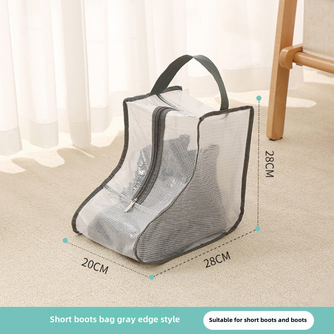 shoe storage bag, multi-functional tote transparent shoe bag, dust-proof and moisture-proof shoe bag, long boots and short boots protective bag. - SJB-DIAMOND ELITES