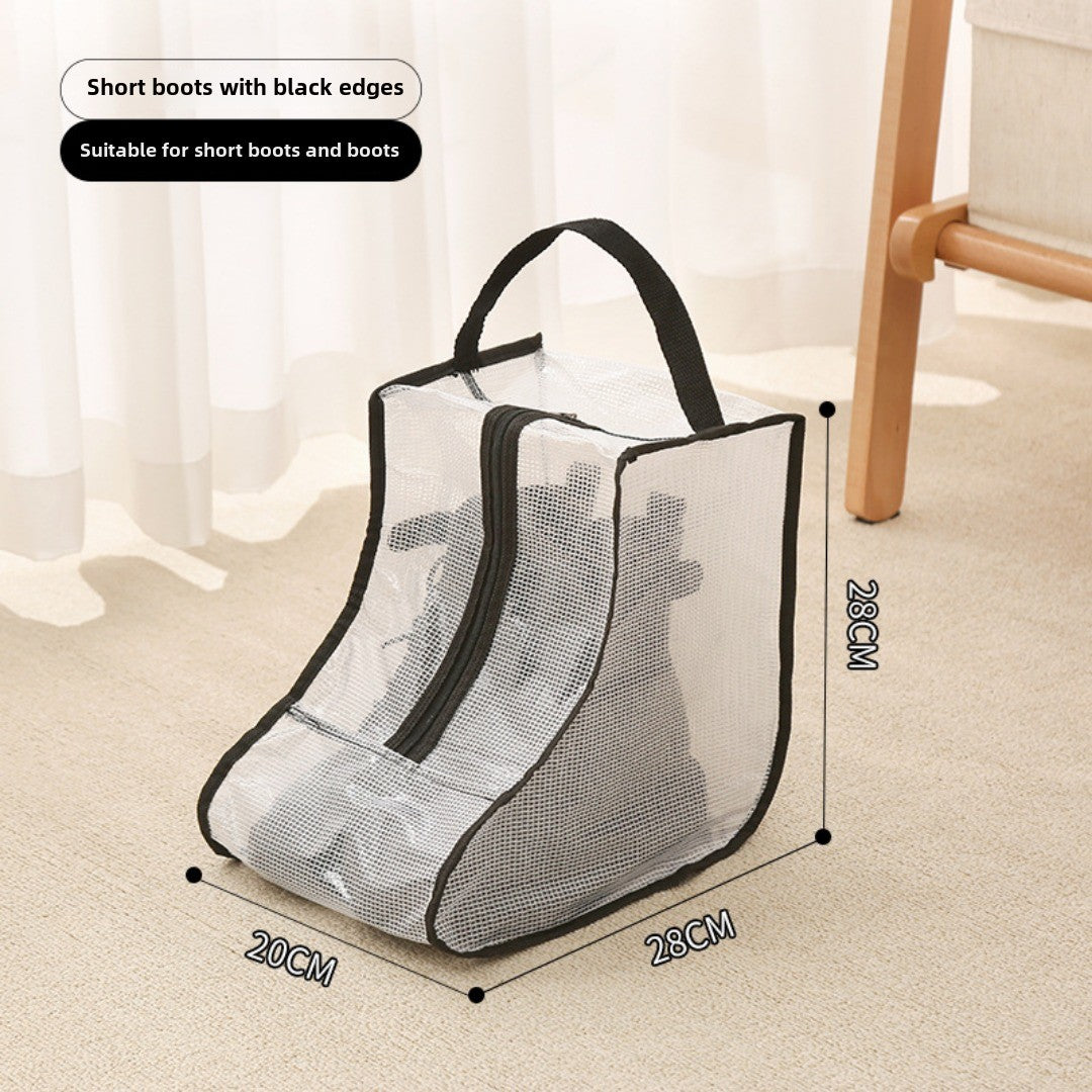 shoe storage bag, multi-functional tote transparent shoe bag, dust-proof and moisture-proof shoe bag, long boots and short boots protective bag. - SJB-DIAMOND ELITES
