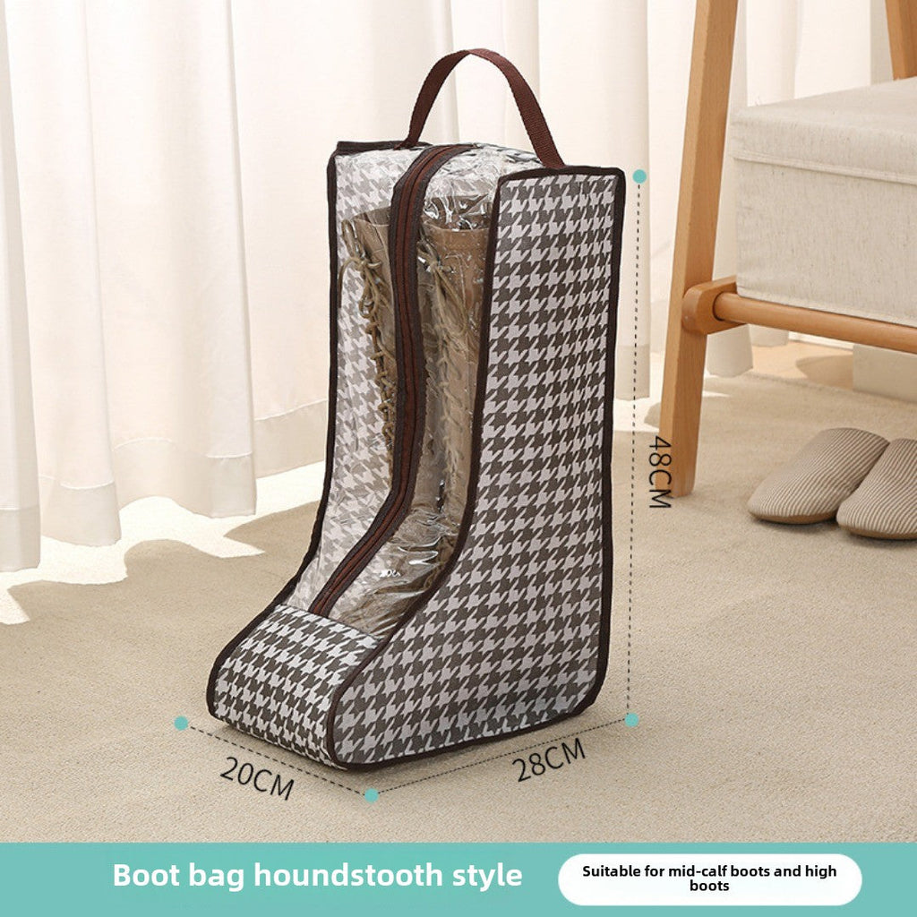 shoe storage bag, multi-functional tote transparent shoe bag, dust-proof and moisture-proof shoe bag, long boots and short boots protective bag. - SJB-DIAMOND ELITES