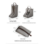 shoe storage bag, multi-functional tote transparent shoe bag, dust-proof and moisture-proof shoe bag, long boots and short boots protective bag. - SJB-DIAMOND ELITES