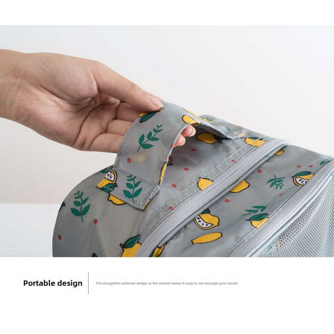 Large capacity can hold three pairs of shoes convenient Oxford cloth storage bag, waterproof shoe bag, suitcase trolley shoe bag - SJB-DIAMOND ELITES