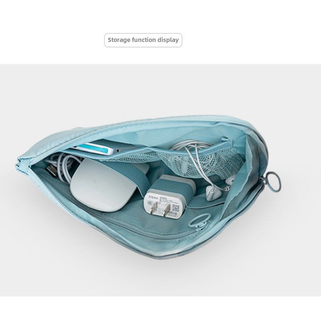 Travel Cable Organizer Pouch Electronic Accessories Carry Case Portable Waterproof Double Layers All-in-One Storage Bag for Cord, Charger, Phone, Earphone - SJB-DIAMOND ELITES