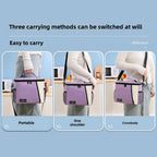 Outdoor picnic bag, lunch tote bag with crossbody strap, shoulder ice bag for thermal insulation, lunch box bag, fruit cold drink storage bag - SJB-DIAMOND ELITES