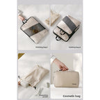 Thickened polyester cloth travel clothes storage bag, travel goods set bundle shoe cover finishing six-piece storage bag - SJB-DIAMOND ELITES