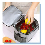 Outdoor picnic bag, lunch tote bag with crossbody strap, shoulder ice bag for thermal insulation, lunch box bag, fruit cold drink storage bag - SJB-DIAMOND ELITES