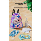 Children's swimming bag, wet and dry separation toilet bag, large-capacity swimming storage bag, beach storage bundle backpack. - SJB-DIAMOND ELITES