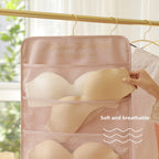 Underwear storage hanging bag, wall-mounted double-sided storage bag, underwear bra socks finishing bag, wardrobe hanging bag - SJB-DIAMOND ELITES
