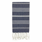 Turkish Cotton Hand Towel 36x22 Quick-Dry Absorbent Kitchen Bathroom With Fringe, 6 Colors