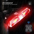 Turn Signals For Bicycle Light Bicycle Taillight Led Light With USB Charging Bicycle Lighting Safety Warning Brake Light Remote Control Bike Rear Light Back USB Rechargeable Safety Warning Cycling Light Fits On Any Road Bicycle Stevvex