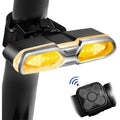 Turn Signals For Bicycle Light Bicycle Taillight Led Light With USB Charging Bicycle Lighting Safety Warning Brake Light Remote Control Bike Rear Light Back USB Rechargeable Safety Warning Cycling Light Fits On Any Road Bicycle Stevvex