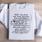 Twist The Bones And Bend The Back Sweatshirt Peachy Sunday
