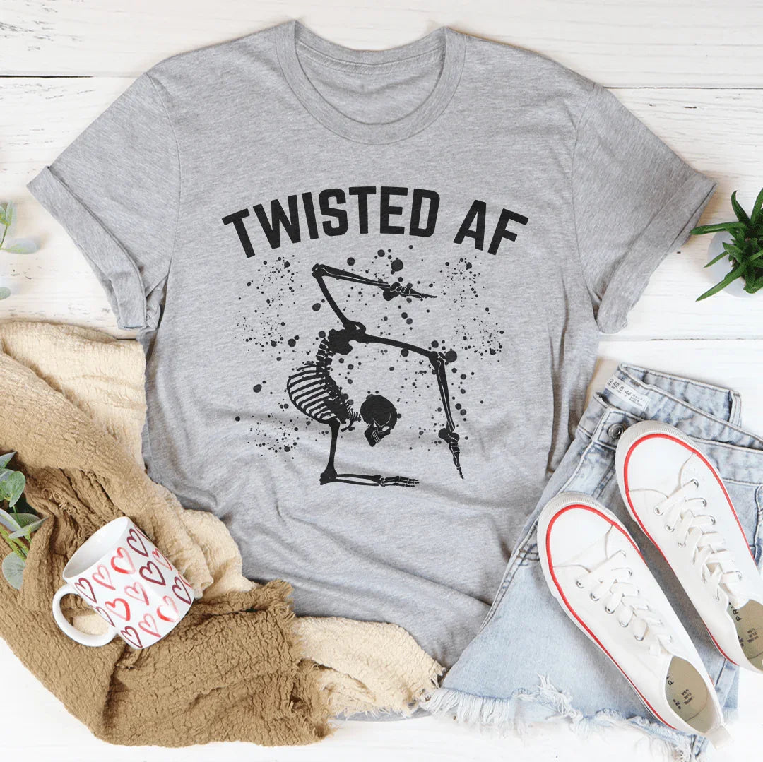 Twisted Af Tee Peachy Sunday