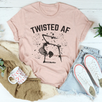 Twisted Af Tee Peachy Sunday