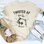 Twisted Af Tee Peachy Sunday