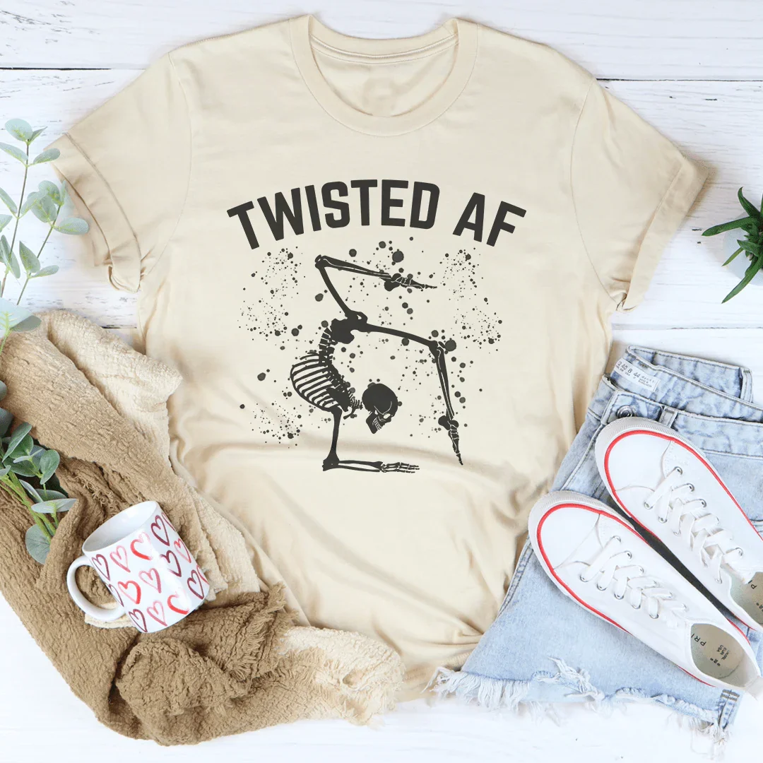 Twisted Af Tee Peachy Sunday
