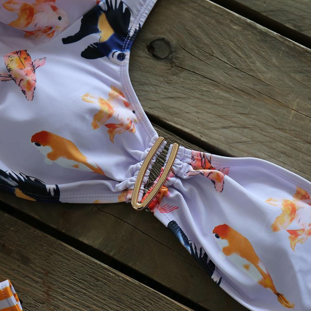 Two-Pieces Women  Push-Up Padded Bra Ruffles Bandage Bikini Set Swimsuit  Women's Bathing Suits Ruffles Flounce Bikini Sets Low Rise Two Piece Swimsuit Swimwear Bathing Suit Beachwear Stevvex