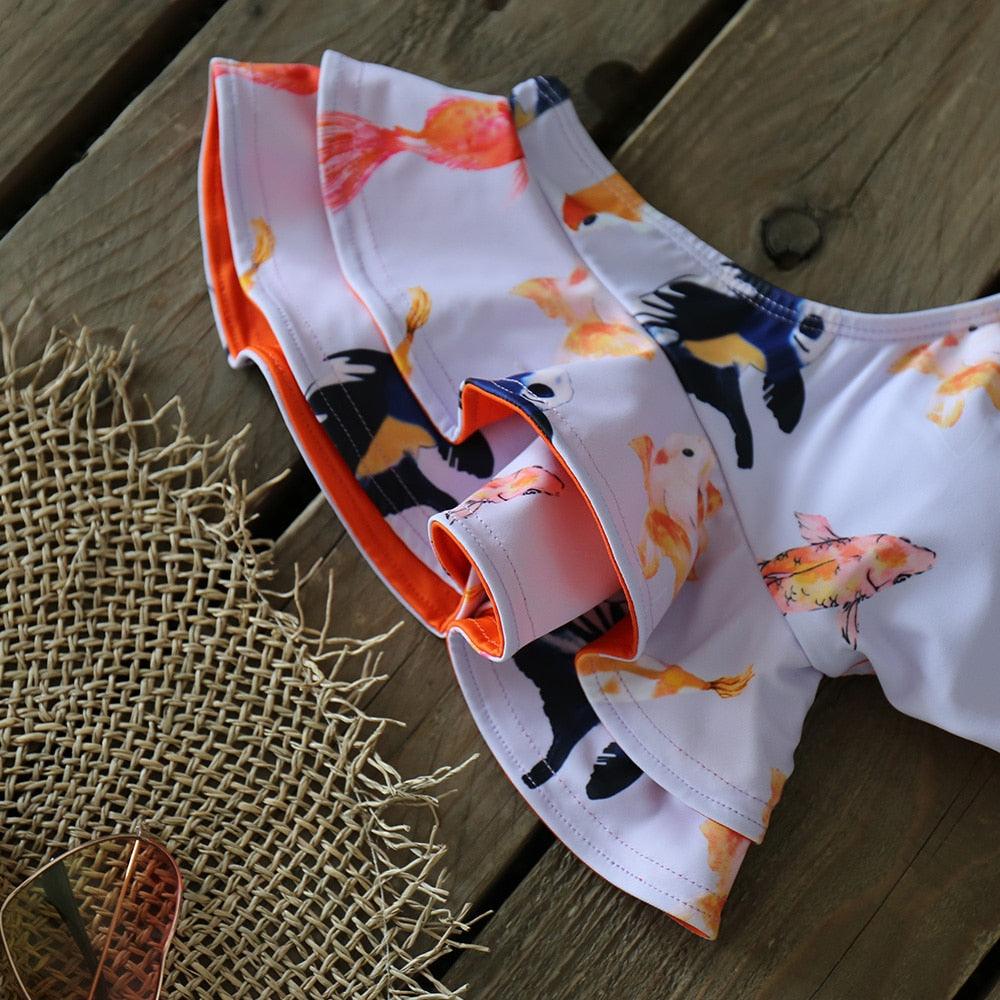 Two-Pieces Women  Push-Up Padded Bra Ruffles Bandage Bikini Set Swimsuit  Women's Bathing Suits Ruffles Flounce Bikini Sets Low Rise Two Piece Swimsuit Swimwear Bathing Suit Beachwear Stevvex