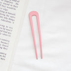 U Shape Hair Sticks Women Hairclip Simplicity Colorful Girls Hairpins Hair Sticks Hair Accessories Headwear French Hair Pin Hairstyle Chignon for Women Stevvex